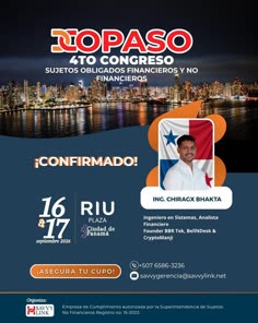 COPASO 2026, Chiragx speaker, Panama